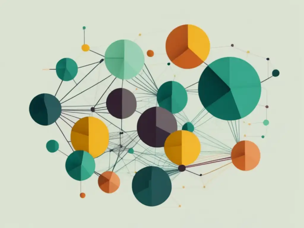 Técnicas de análisis de problemas: imagen abstracta minimalista que representa la complejidad del análisis de problemas