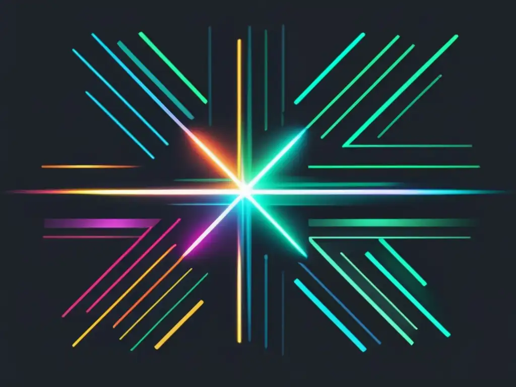 Análisis SWOT: Matrix, profesionales y colaboración Imagen abstracta minimalista con matriz luminosa y siluetas de líderes y equipos: herramientas de análisis de problemas