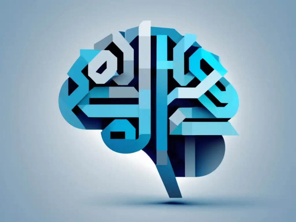 Cerebro abstracto minimalista Desarrollo del pensamiento crítico en el ámbito laboral