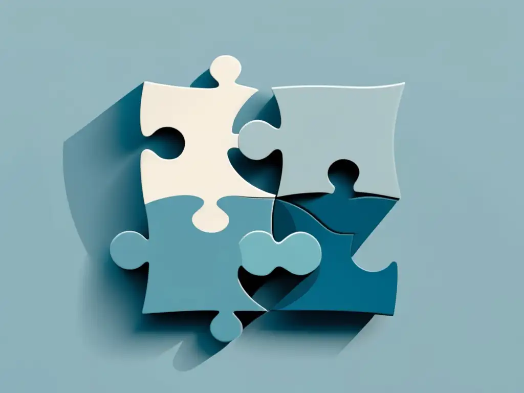 Puzzle piece fitting perfectly into larger puzzle, symbolizing assertiveness in relationships