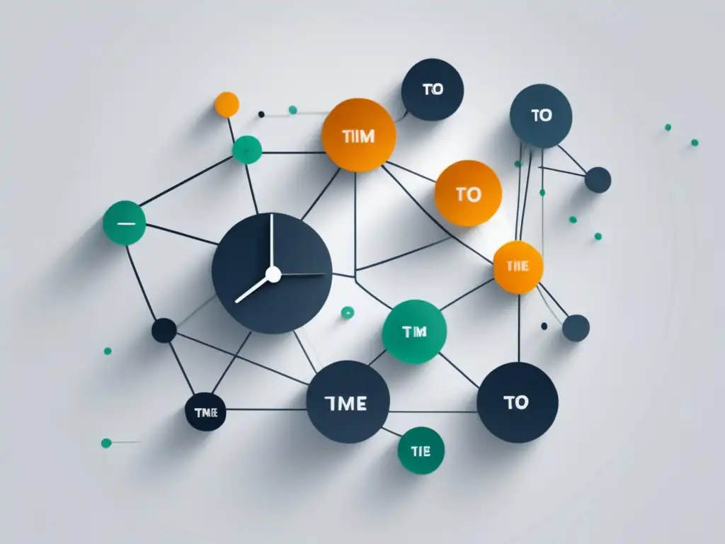 Imagen de gestión del tiempo y productividad con herramientas digitales