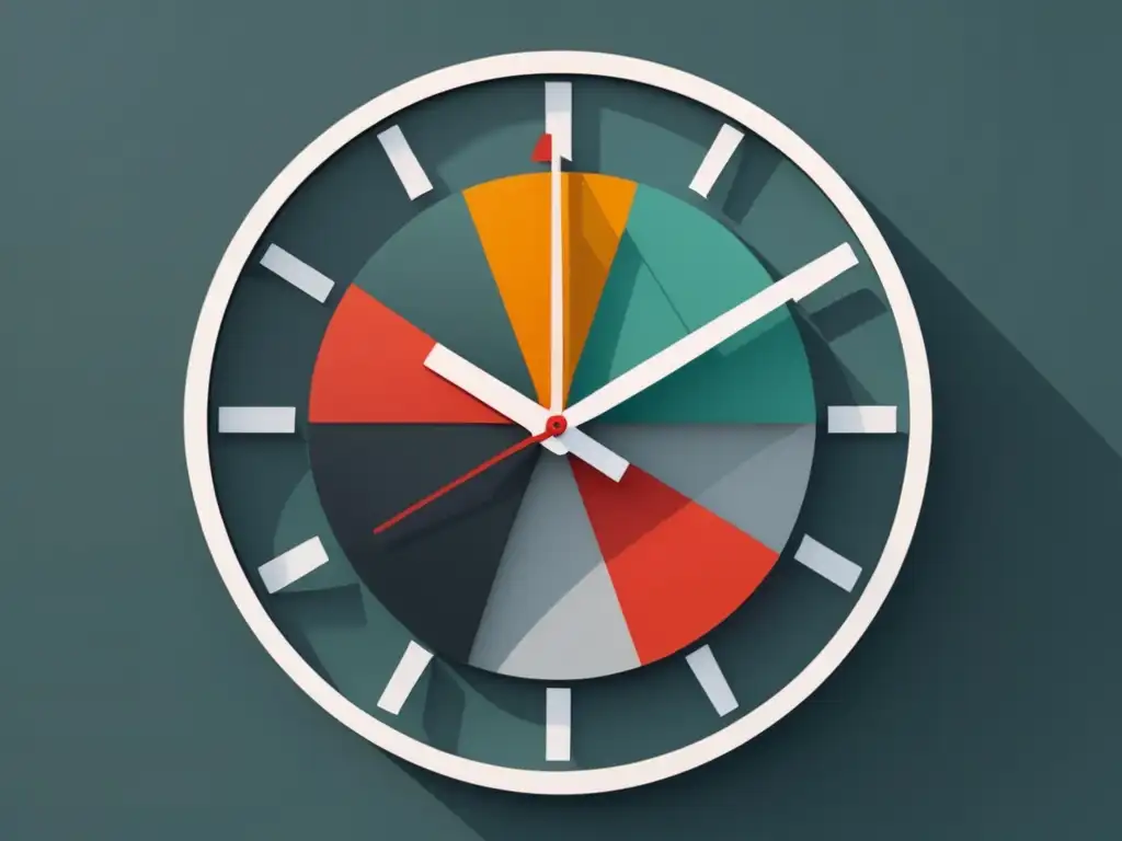 Imagen ultradetallada de un reloj minimalista con líneas limpias y esquema de color monocromático