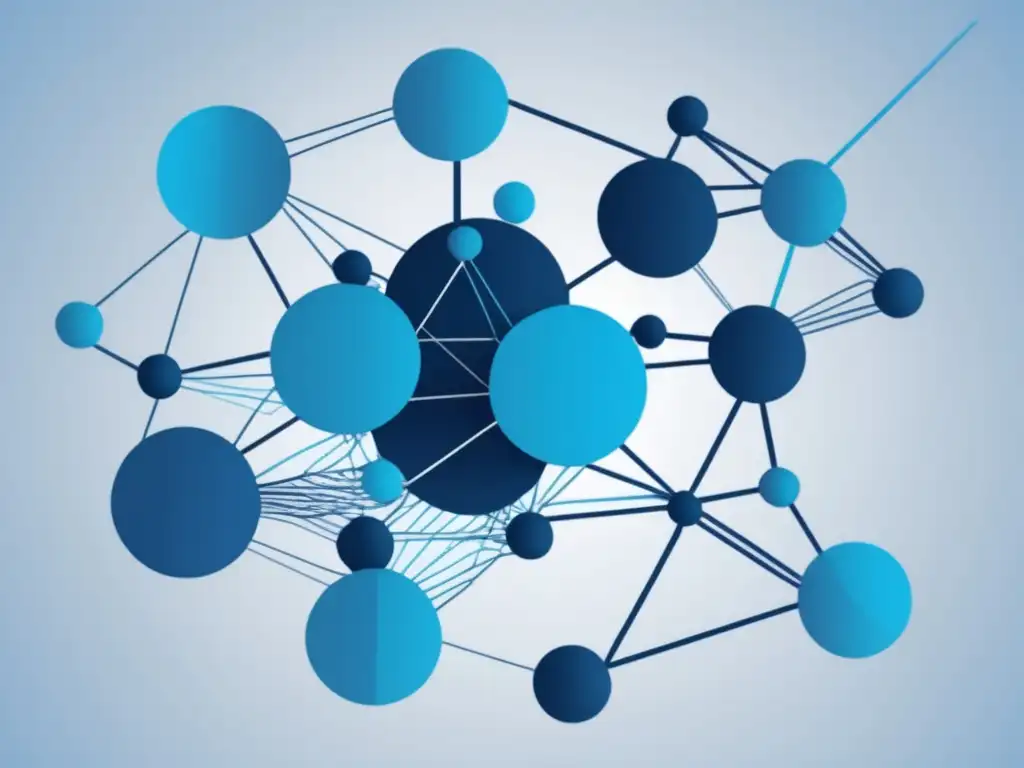 Tangled network of interconnected lines and nodes, representing adaptability in workplace skills development