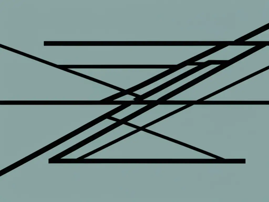 Estrategias para manejar conflictos laborales en una imagen minimalista y abstracta que representa armonía y conflicto