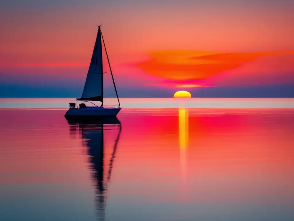 Imagen: Mar tranquilo al atardecer - Estrategias para mantener la calma en situaciones de alta tensión