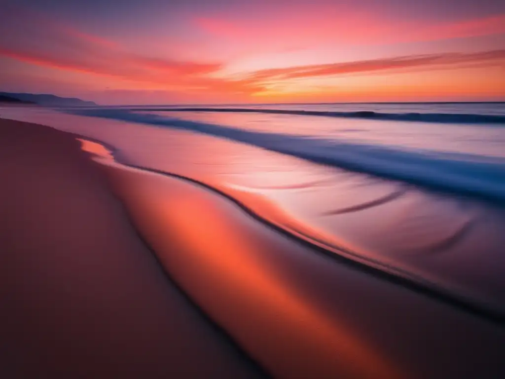 Playa al atardecer: técnicas para manejar el estrés en el trabajo