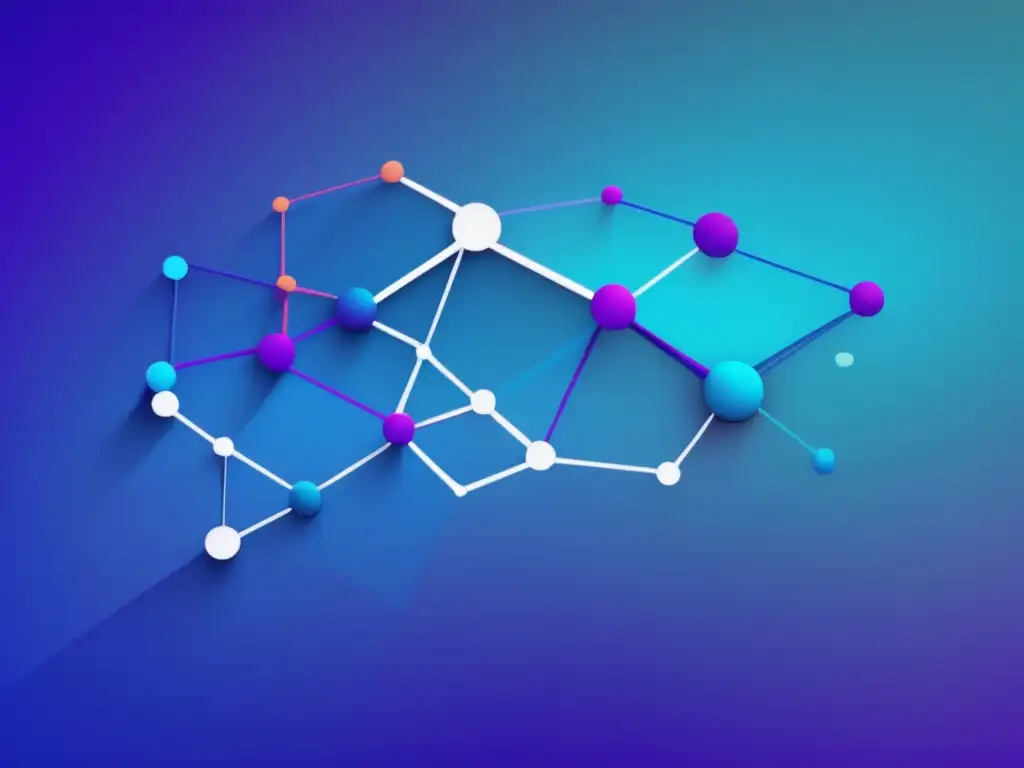 Tangled network of lines and nodes representing problem-solving process