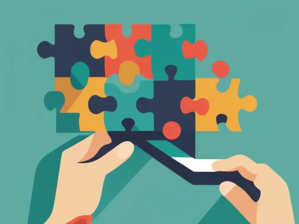 Resolución de problemas con creatividad Habilidades blandas: puzzle resuelto, pensamiento crítico, resolución problemas